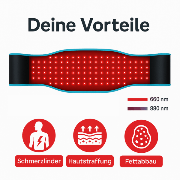 Redova Rotlicht-Therapie Gürtel - Image 4